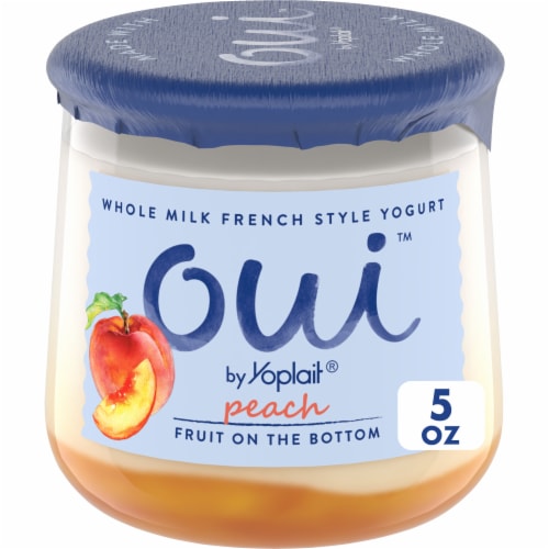 Oui™ by Yoplait™ Peach Whole Milk French Style Yogurt Jar