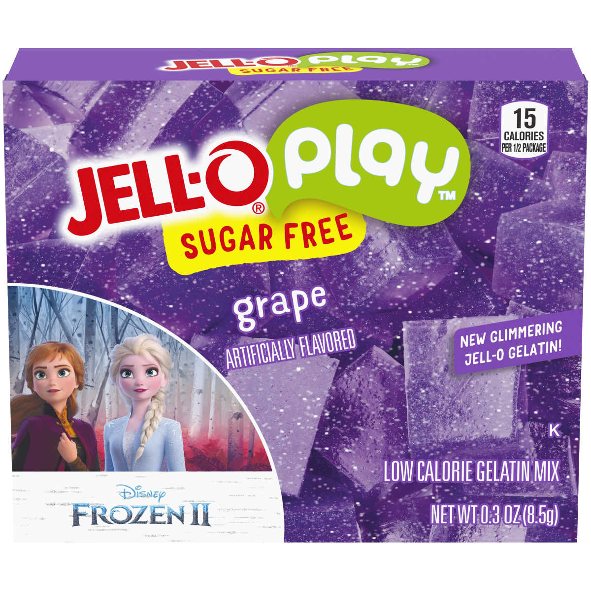 Play Sugar Free Grape Gelatin Mix
