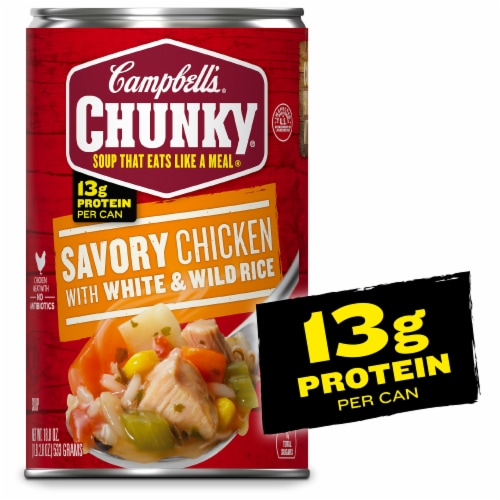 Savory Chicken with White & Wild Rice Soup
