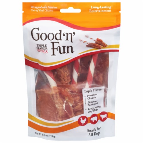 Good 'n Fun® Triple Flavor Wings Dog Treats