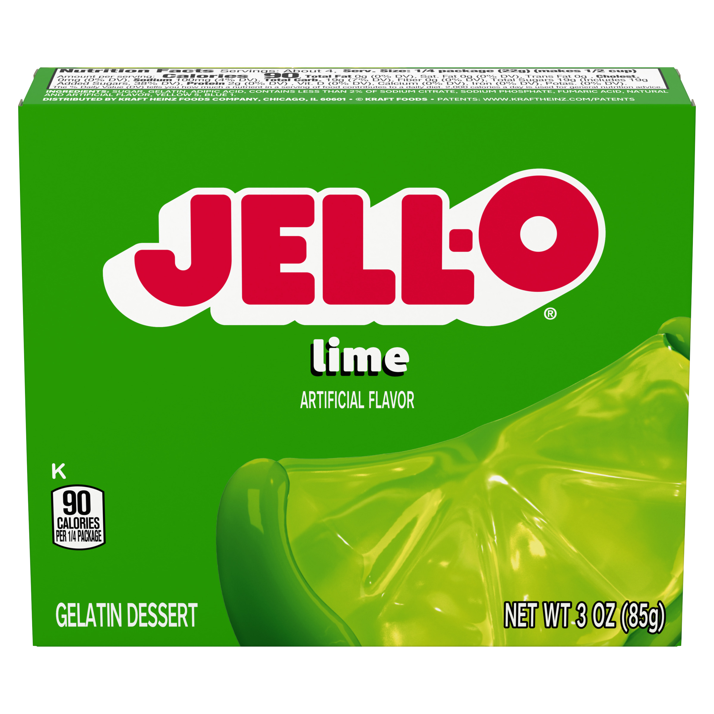 Lime Gelatin Dessert Mix