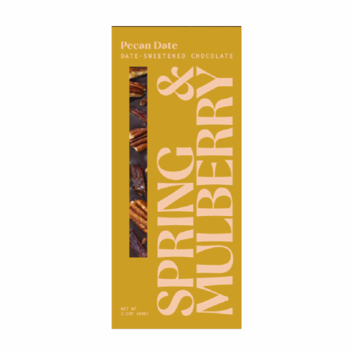 Spring & Mulberry Pecan Date Date-Sweetened Chocolate
