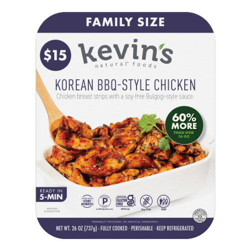 Kevin's Natural Foods Family-Size Korean BBQ-Style Chicken