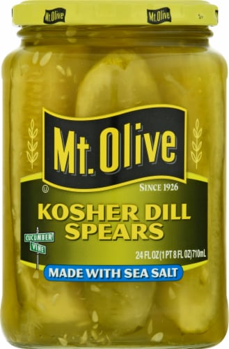 Mt. Olive Kosher Dill Spear Pickles with Sea Salt