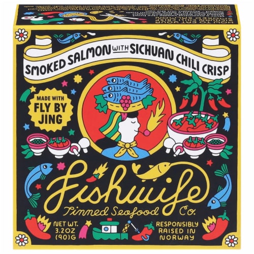 Fishwife Tinned Smoked Salmon with Sichuan Chili Crisp
