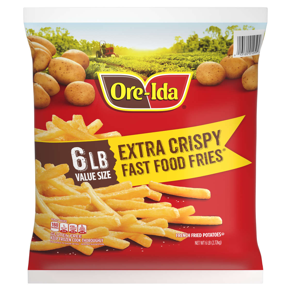 Extra Crispy Fast Food French Fries French Fried Potatoes Value Size