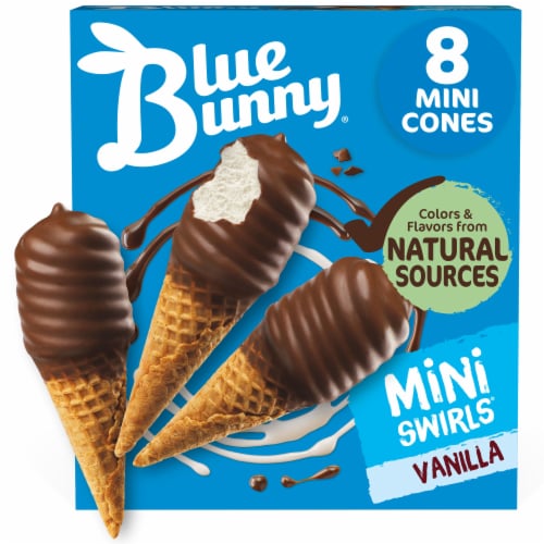Blue Bunny Mini Swirls Vanilla Frozen Dessert