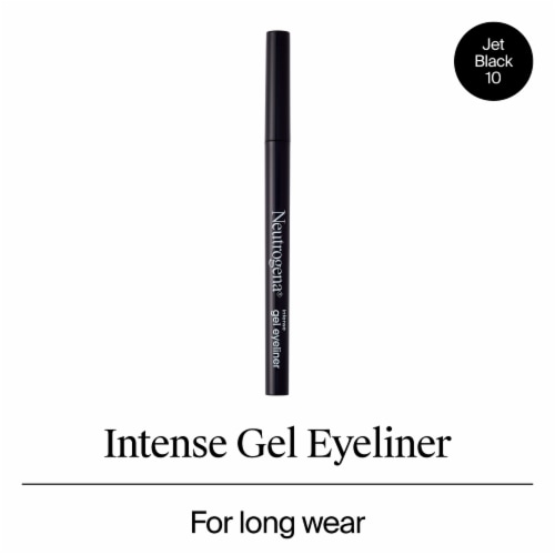 Neutrogena Intense Gel Eyeliner with Antioxidant Vitamin E Smudge- & Water-Resistant Jet Black