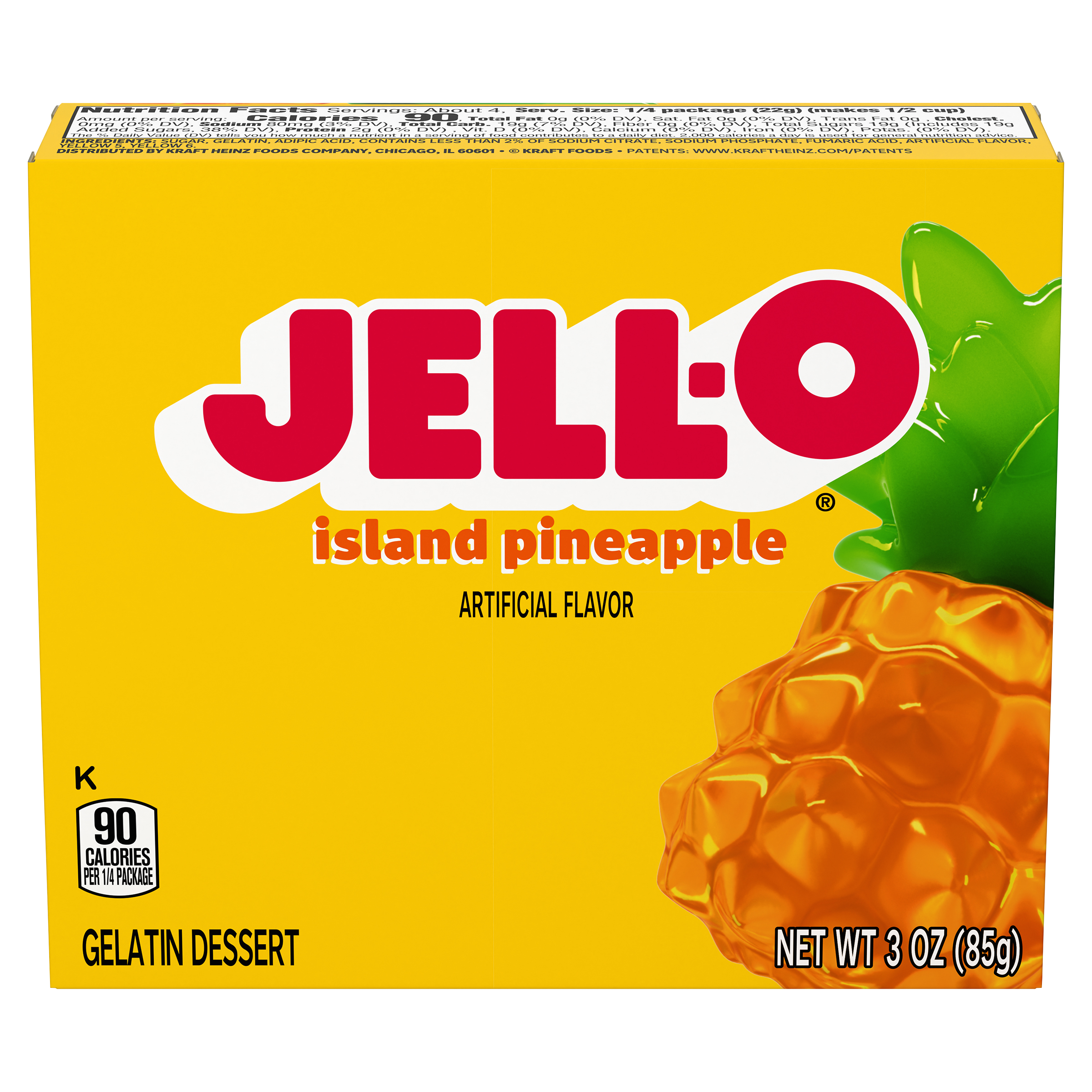 Island Pineapple Gelatin Dessert Mix