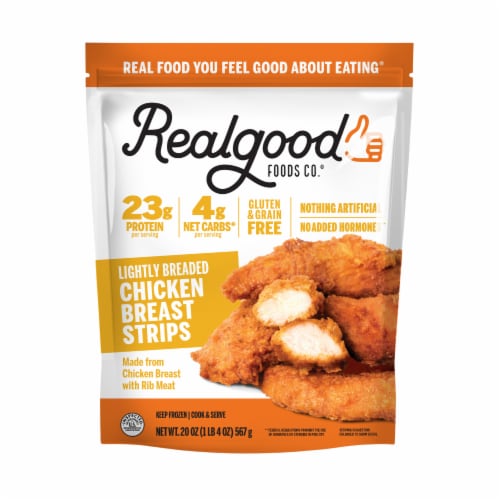 Real Good Foods Lightly Breaded Chicken Strips