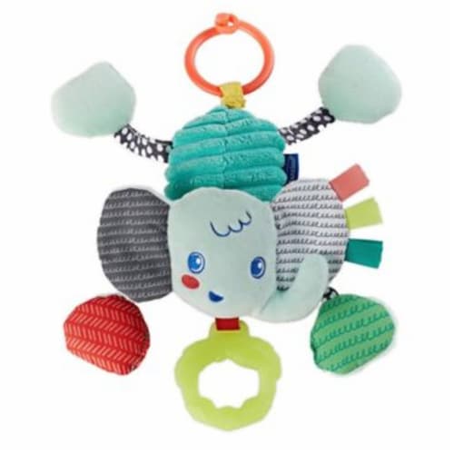 Infantino® Blue Elephant Pull & Shake Jittery Pal™
