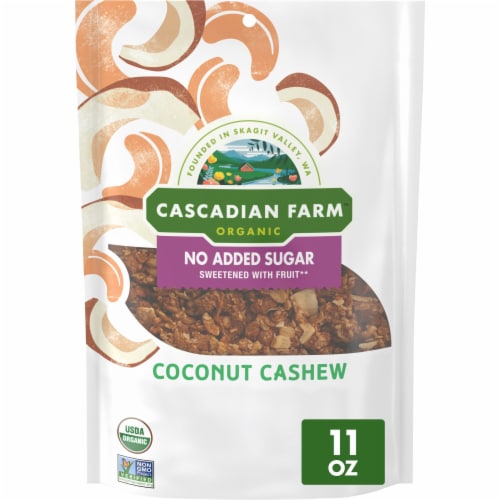 Cascadian Farm™ Organic® No Added Sugar Coconut Cashew Granola
