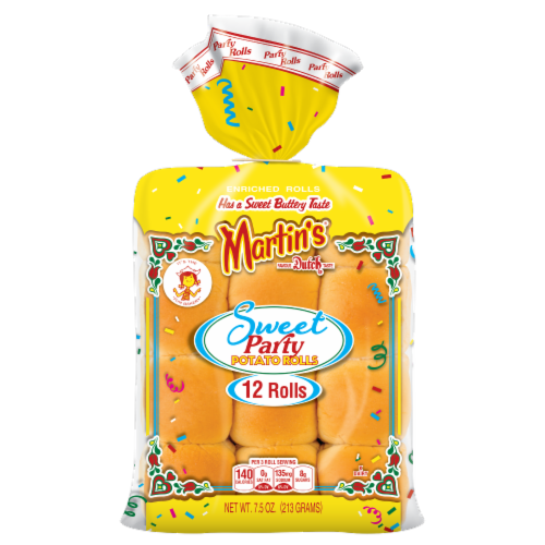 Martins Potato Sweet Party Rolls 12 Pack Dinner Rolls