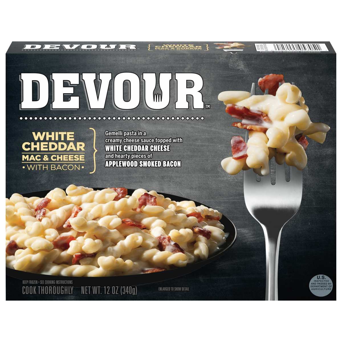White Cheddar Mac & Cheese with Smoked Bacon Frozen Meal