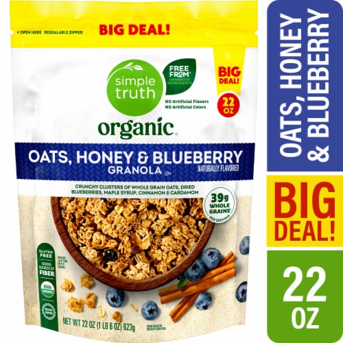 Simple Truth Organic® Blueberry Oats and Honey Granola BIG DEAL!