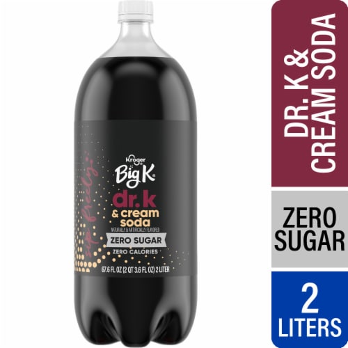 Kroger® Big K® Zero Sugar Dr K and Cream Soda Bottle