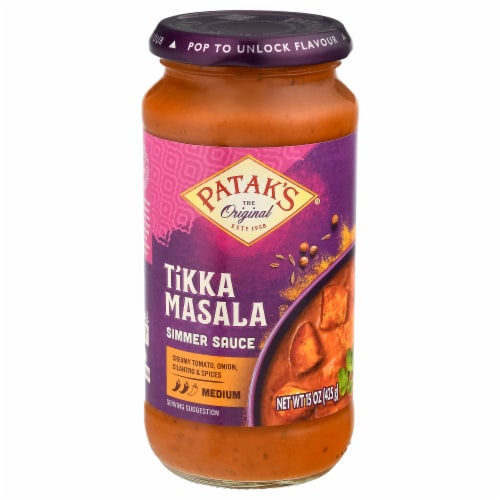 Patak's® Tikka Masala Medium Spiced Curry Indian Simmer Sauce