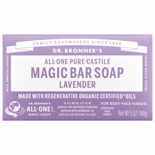Dr. Bronner's All-One Hemp Lavender Pure-Castile Bar Soap