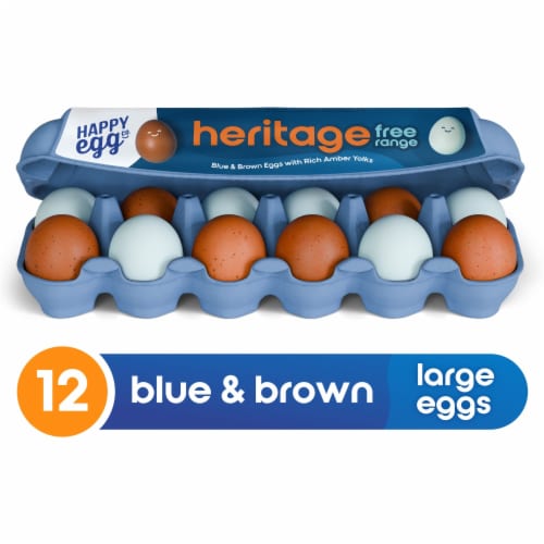 Happy Egg Co.® Heritage Free Range Large Blue and Brown Eggs