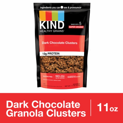 KIND Healthy Grains Dark Chocolate Protein Granola Clusters