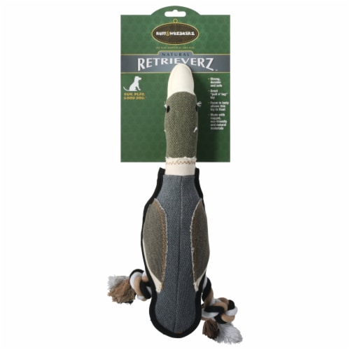 Ruff & Whiskerz Natural Retrieverz Duck Dog Toy