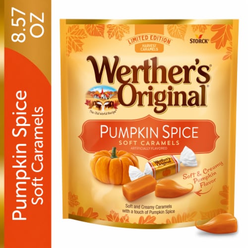 Werther's Original Limited Edition Fall Harvest Pumpkin Spice Soft Caramels