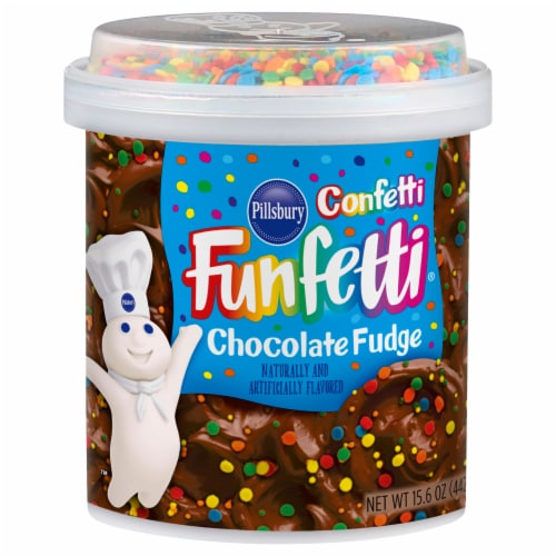 Pillsbury Funfetti® Confetti Chocolate Fudge Frosting