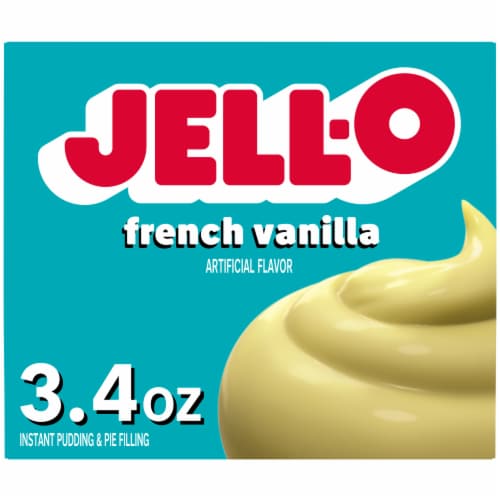 Jell-O French Vanilla Instant Pudding & Pie Filling Mix, Box