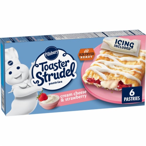 Pillsbury™ Cream Cheese and Strawberry Toaster Strudel Frozen Pastries
