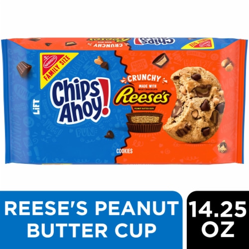 CHIPS AHOY! Reeses Peanut Butter Cups Chocolate Chip Cookies Family Size