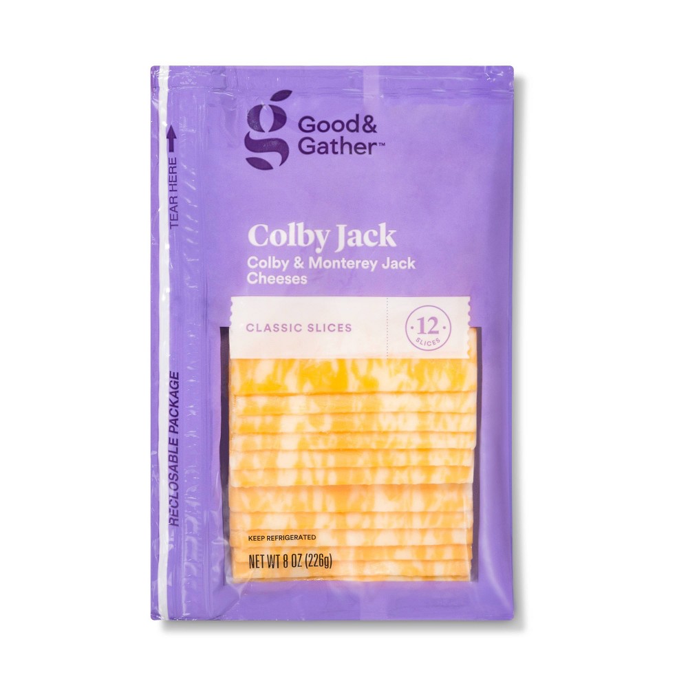 Good & Gather Colby Jack Sliced cheese