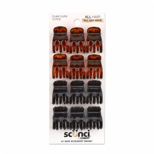 Scunci® Small 3 Prong Jaw Hair Clips
