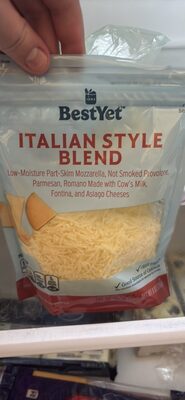 Best Yet Italian Blend Fine Shredded 8 oz package