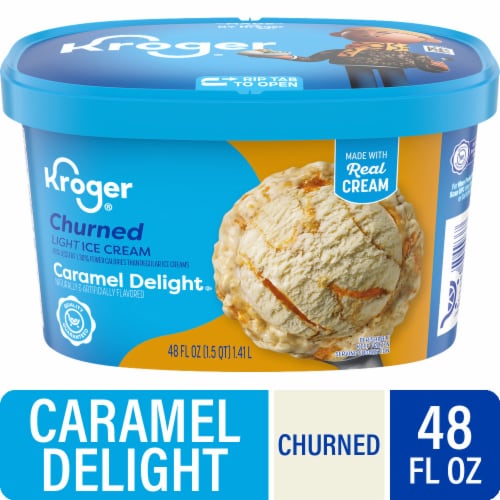 Kroger® Churned Caramel Delight Light Ice Cream Tub
