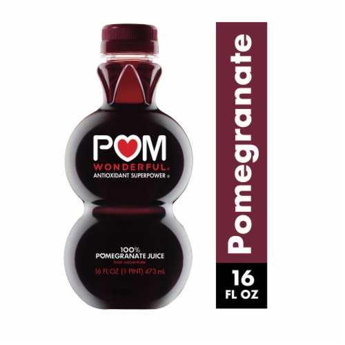 POM Wonderful 100% Pomegranate Juice, 16 Ounce