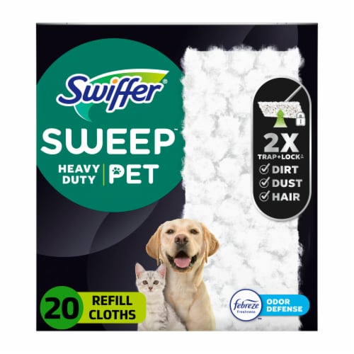 Swiffer Sweep + Mop Dry Pads Refill Floor Cleaner Cleaning Cloths Heavy Duty Pet