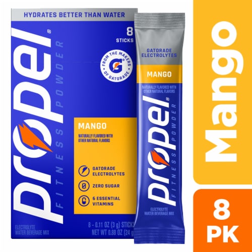 Propel® Zero Sugar Mango Powder Drink Mix Packets