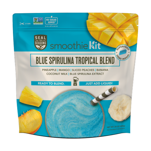 Seal the Seasons Blue Spirulina Tropical Blend Smoothie Kit