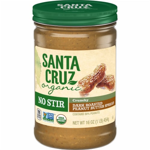 Santa Cruz Organic® No Stir Dark Roasted Crunchy Peanut Butter