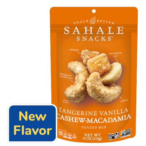 Sahale Snacks® Tangerine Vanilla Cashew-Macadamia Glazed Mix Nuts