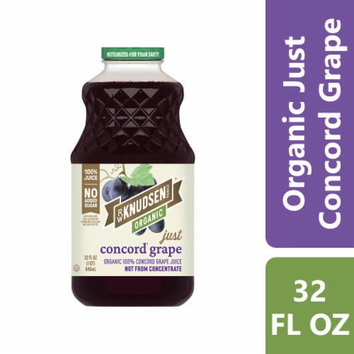 R.W. Knudsen Organic Just Concord Grape 100% Juice Bottle