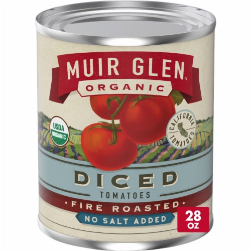 Muir Glen™ Organic No Salt Added Fire Roasted Diced Tomatoes