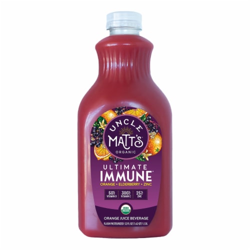 Uncle Matt's™ Ultimate Immune® Orange + Elderberry Juice with Zinc Drink