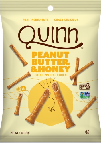 Quinn® Peanut Butter & Honey Filled Pretzel Sticks