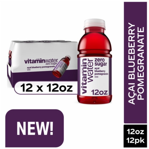 vitaminwater® Zero Sugar XXX Acai-Blueberry-Pomegranate Flavored Bottled Water Beverage
