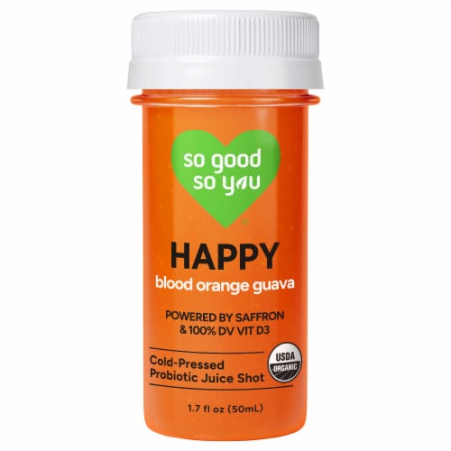 So Good So You® Happy Blood Orange Guava Probiotic Juice Shot
