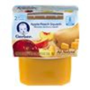 Gerber Apple Peach Squash 2pack 4oz each