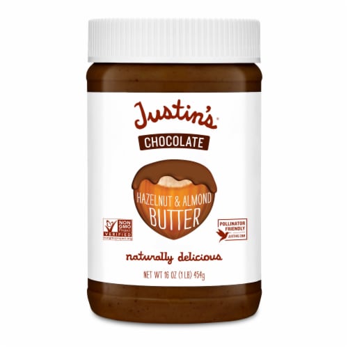 JUSTIN'S Chocolate Hazelnut Almond Butter, 16 oz.