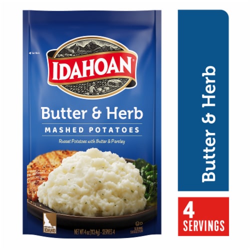 Idahoan Butter & Herb Mashed Potatoes, 4 oz
