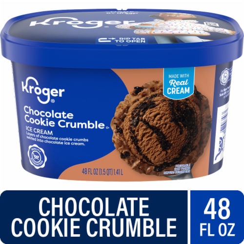 Kroger® Chocolate Cookie Crumble Ice Cream Tub